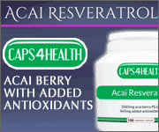 High-strength acai berry capsules with added antioxidant from Caps4Health