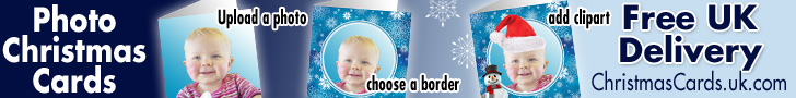 Photo Christmas Cards - Free UK Delivery