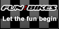 'Find greaat savings on Mini motos, Midi motos, Clothing, Dirt bikes, Quad bikes, Buggies and more at Funbikes.co.uk