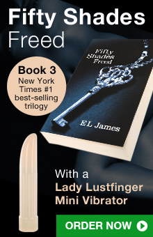Free Lady Lustfinger Mini Vibrator with Fifty Shades Freed