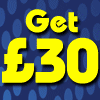 Get &pound;30 Free Play
