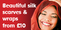 Beautfiul silk scarves and wraps from �10