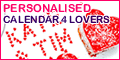 Personalised Romance Calendar