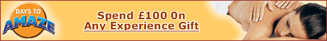 Spend �100 on ANY Days to Amaze gift experience and receive a FREE Spa Day Pass for 2 people absolutely FREE!