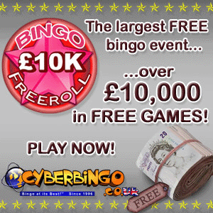Bingo £10,000 FreeRoll