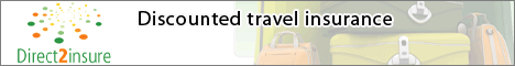 Up to 50% savings on travel insurance from Direct2Insure