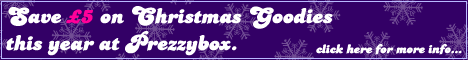 Prezzy Box 5 pounds off voucher, Click here!