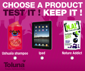 Choose A Product, Test It And Keep It!