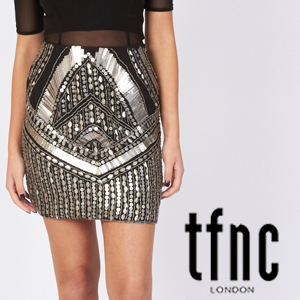Party dresses, tops, trousers and jackets from TFNC