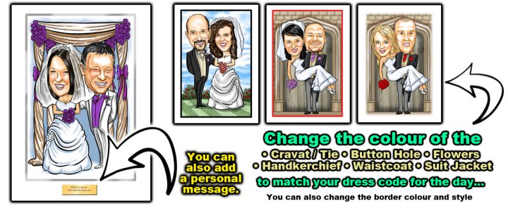 Create The Perfect Wedding Caricature