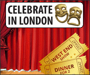 London Theatre Vouchers, Show and Dinner Gift Packages from Celebrate In London