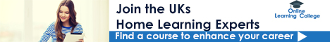 The Online Learning College offers a range of home study courses to students in the UK and overseas