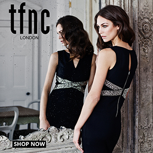 Party dresses, tops, trousers and jackets from TFNC