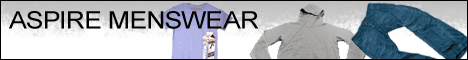 Aspire:  mens fashion brands and free delivery from Aspire Menswear
