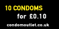 Buy 10 Condoms For Only 0.10 at Condom Outlet